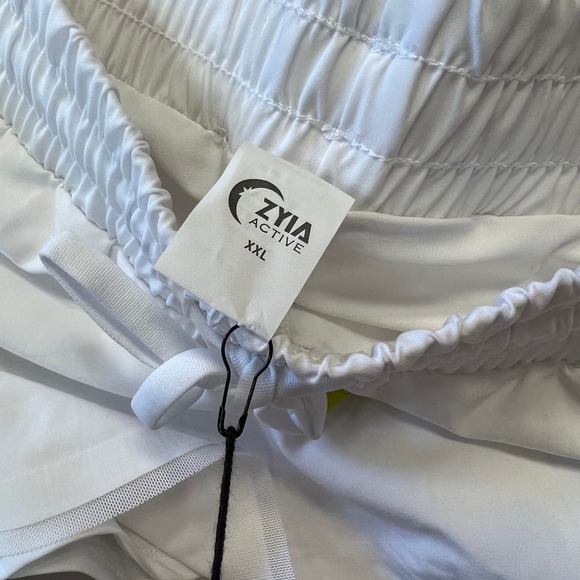 🆕 ZYIA white Flow Shorts SZ XXL - Picture 5 of 11